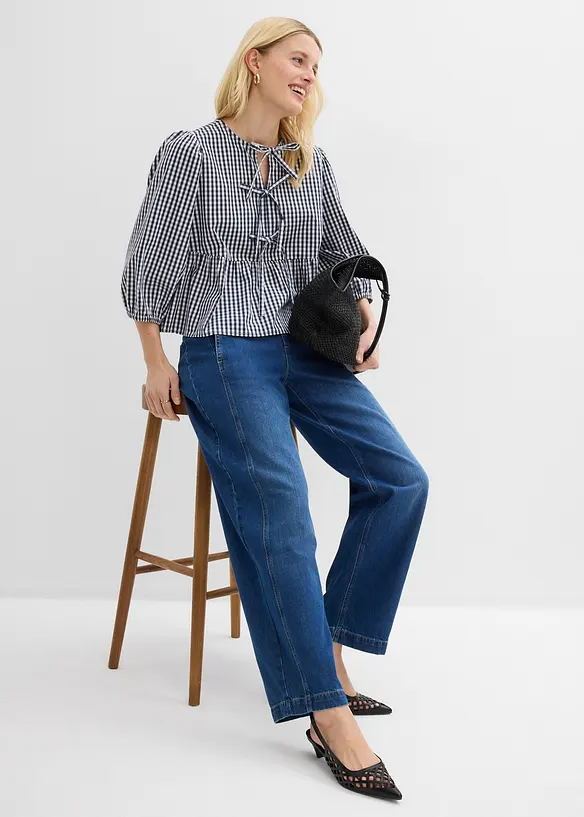 Barrel jeans, Mid Waist, bonprix