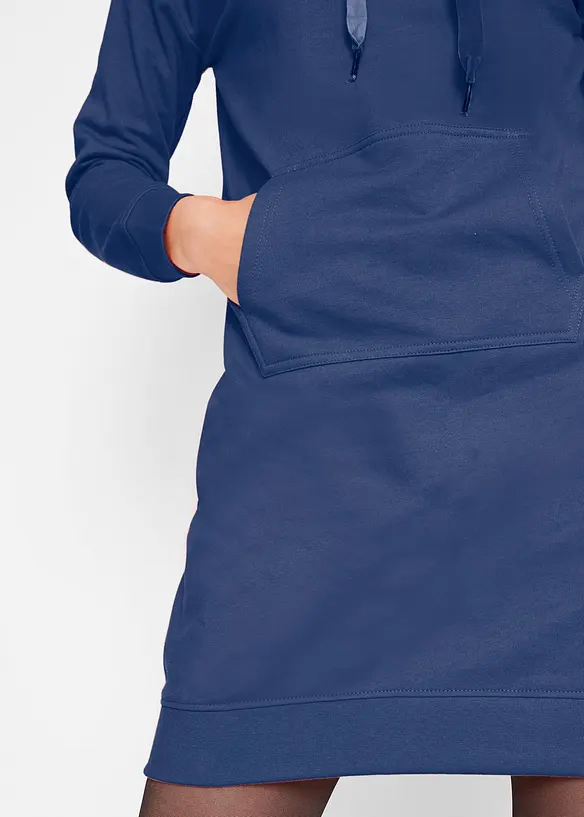 Sweatkjole med &oslash;kologisk bomull, bonprix