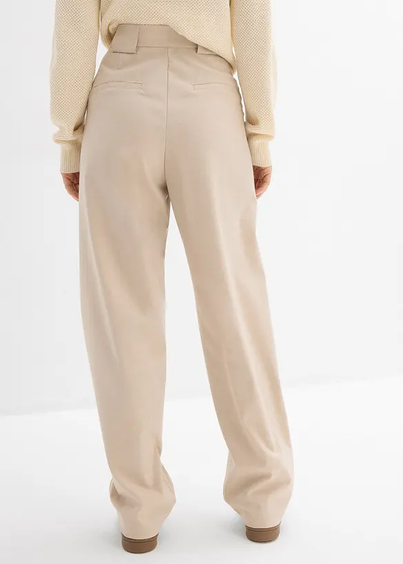 Barrel bukse med h&oslash;y midje, bonprix