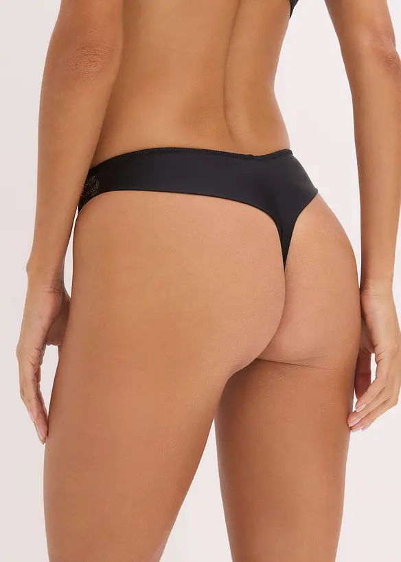 Stringtruse med glittergarn, bonprix