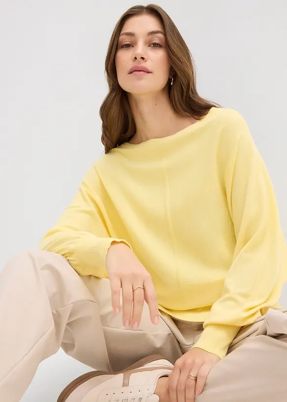 Genser med flaggermusermer, bonprix