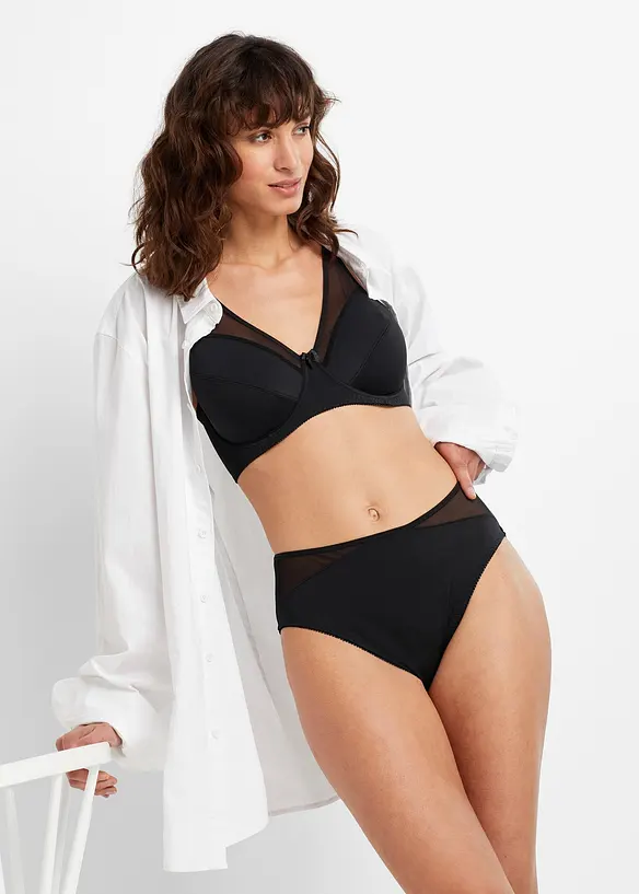 B&oslash;yle-BH med mesh (2-pack), bonprix