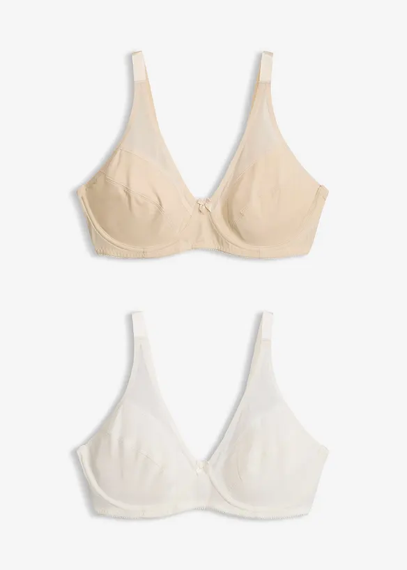 Spile-BH med mesh (2-pack), bonprix