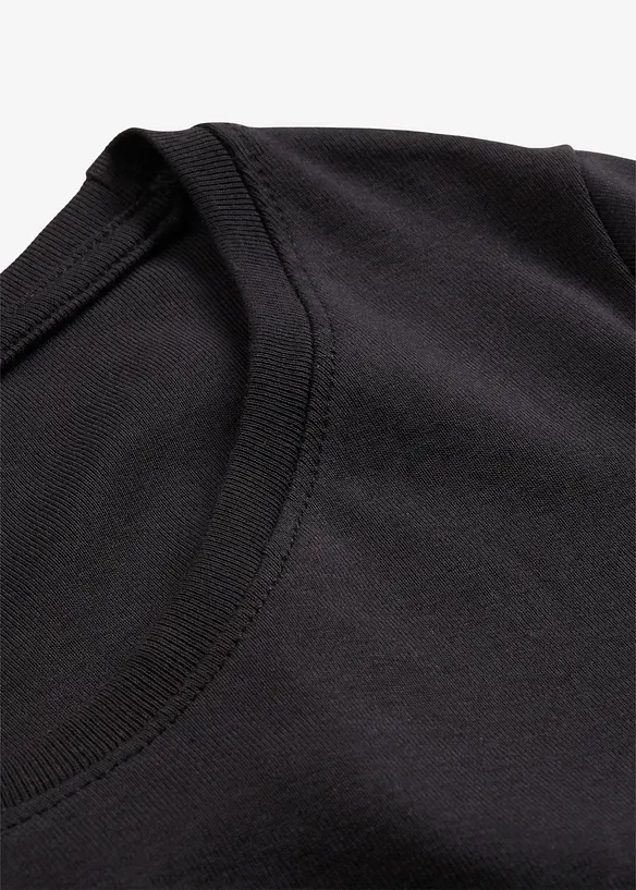 Langermet topp i 100% &oslash;kologisk bomull, bonprix