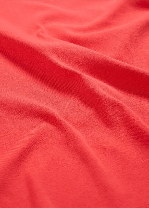 Langermet topp i 100% &oslash;kologisk bomull, bonprix