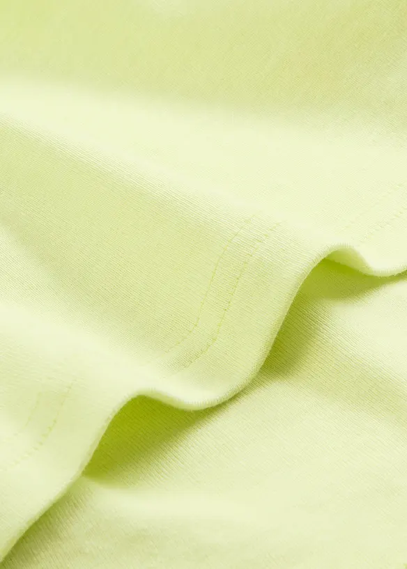 Langermet topp i 100% &oslash;kologisk bomull, bonprix