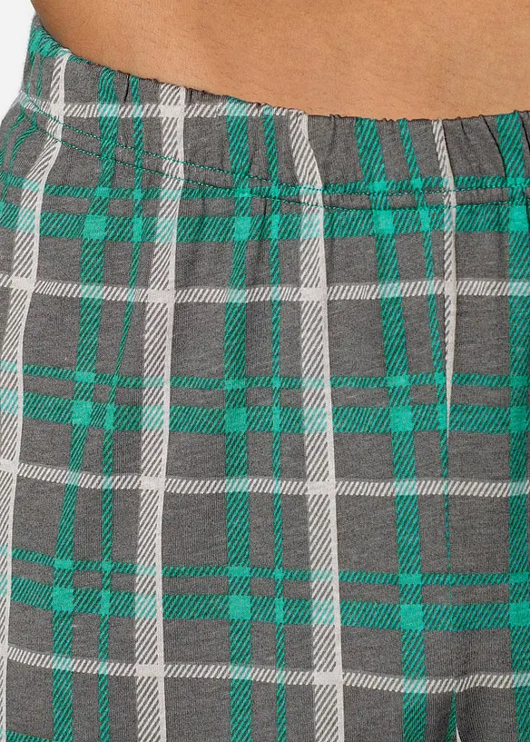 Pyjamas i 100% bomull med lange ermer, bonprix