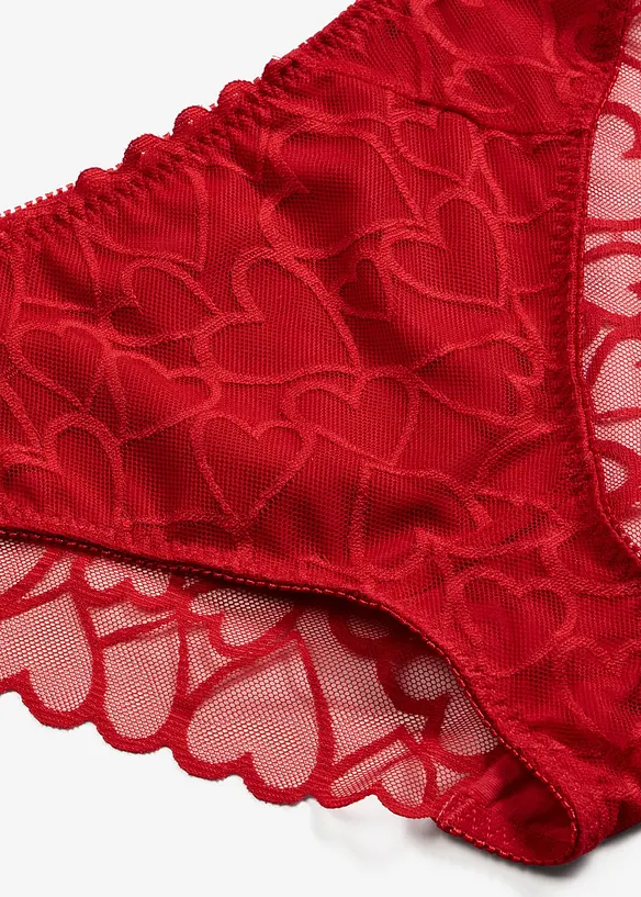 Truse med delikate blonder, bonprix