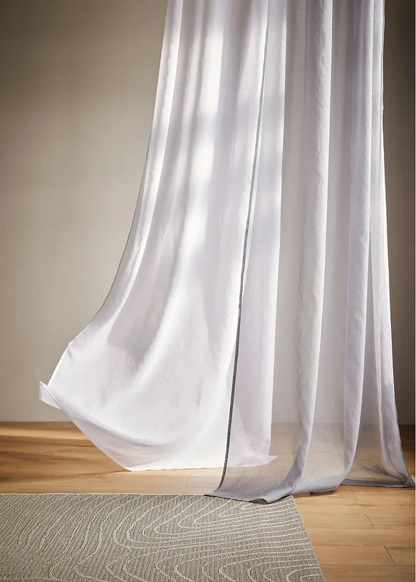 Gardin med lett struktur, f&aring;s ogs&aring; i ekstra lang (1-pack), bonprix