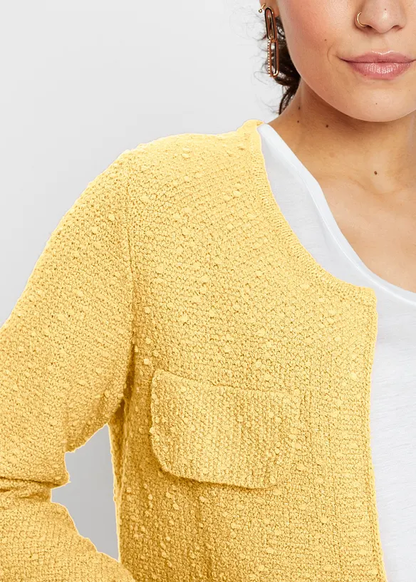 Cardigan i boucl&eacute;, bonprix