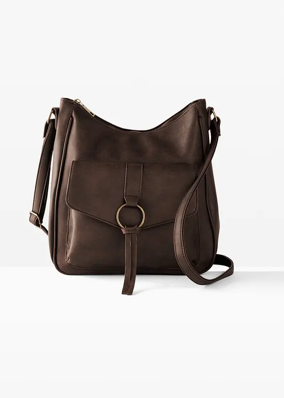 Skulderveske med spennedetalj, bonprix