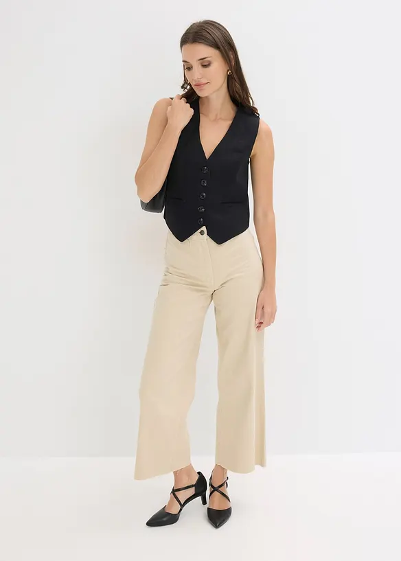 Vest i lett viskosemiks, bonprix