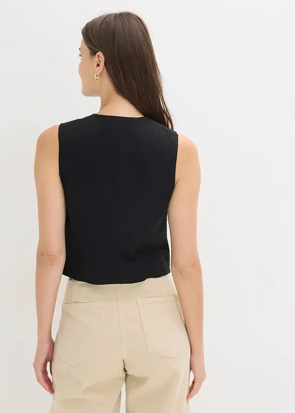 Vest i lett viskosemiks, bonprix