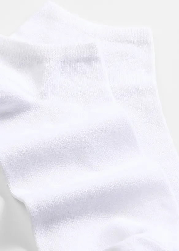 Sneakerssokker med &oslash;kologisk bomull (8-pack), bonprix
