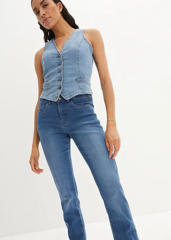 Straight-jeans Mid Waist, stretch, bonprix
