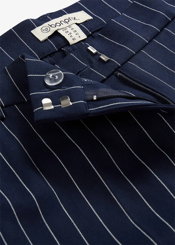 Dressbukse med n&aring;lestriper, bonprix