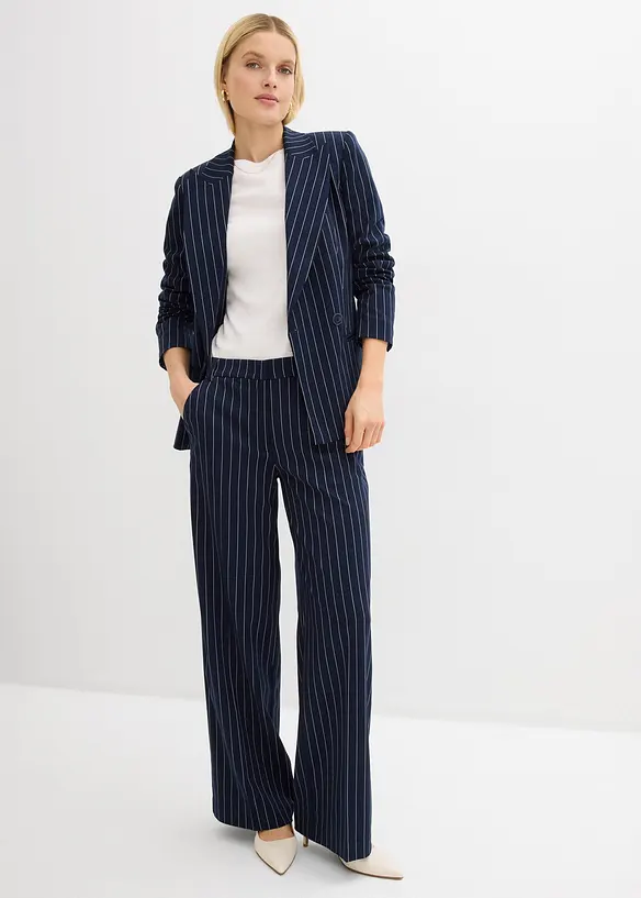 Dressbukse med n&aring;lestriper, bonprix