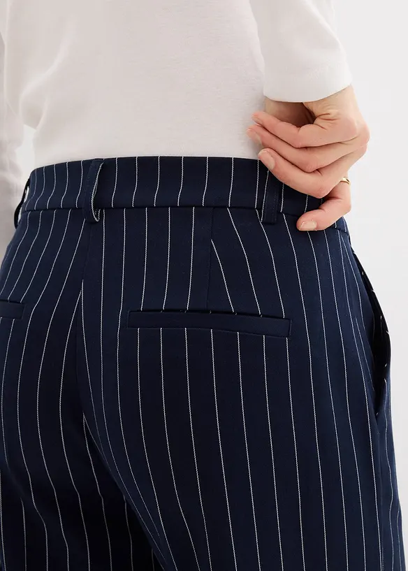 Dressbukse med n&aring;lestriper, bonprix