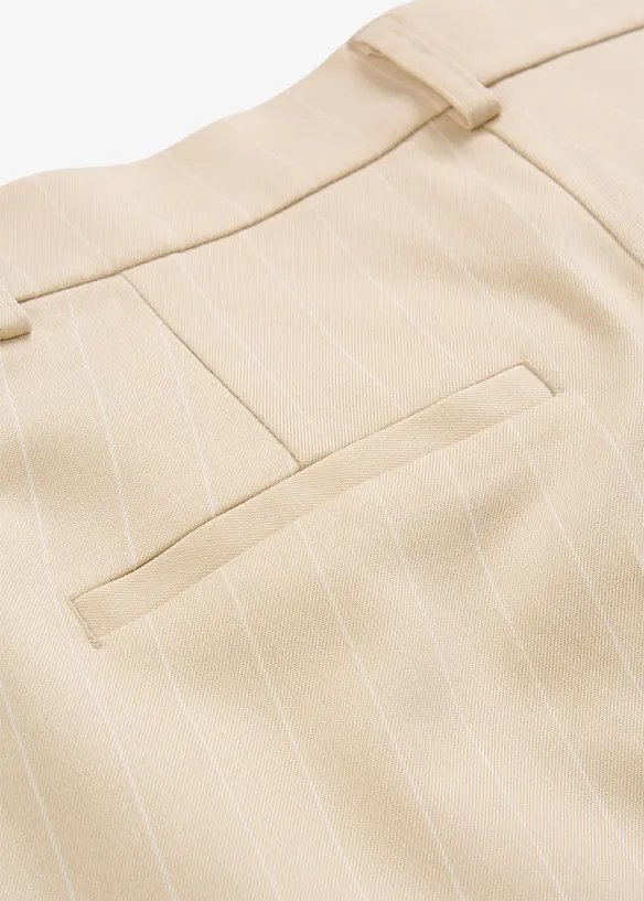 Dressbukse med n&aring;lestriper, bonprix