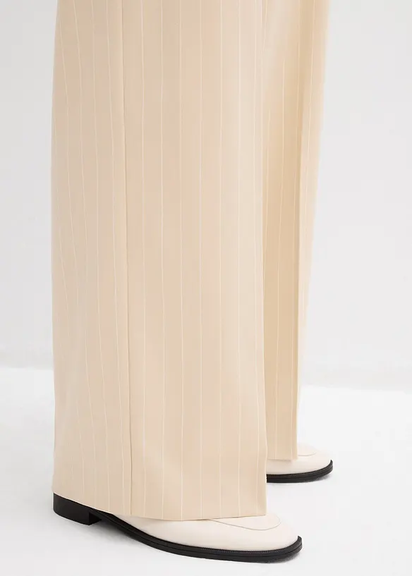 Dressbukse med n&aring;lestriper, bonprix
