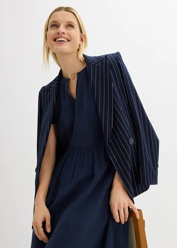 Kjole i lett viskosemiks, bonprix