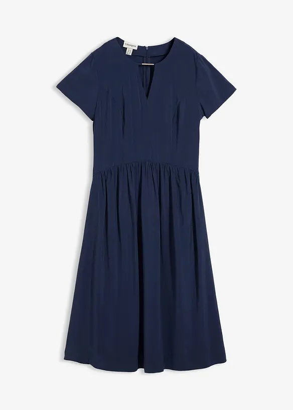 Kjole i lett viskosemiks, bonprix