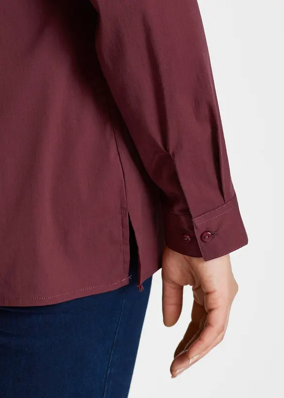 Lang stretchbluse, bonprix