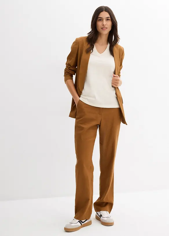 T-skjorte i &oslash;kologisk bomull (2-pack), bonprix