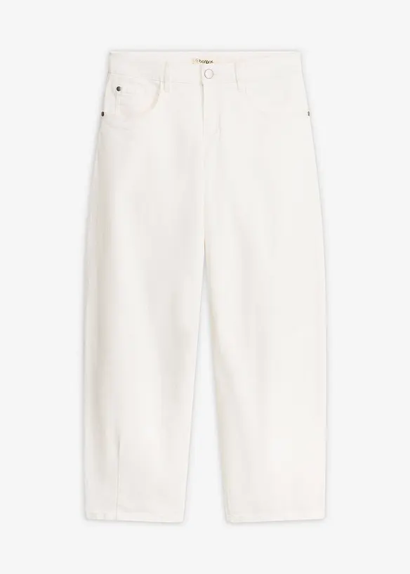 Twillbukse i bomull med stretch, bonprix