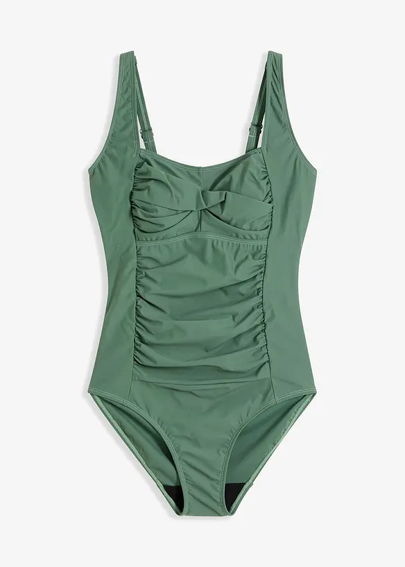 Medium shape badedrakt i omslagsstil, bonprix