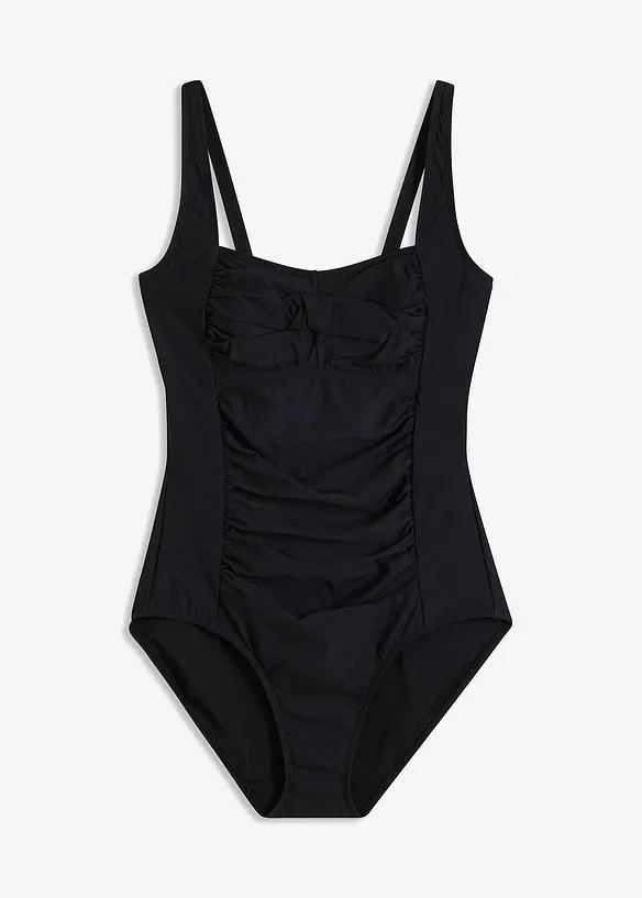 Medium shape badedrakt i omslagsstil, bonprix