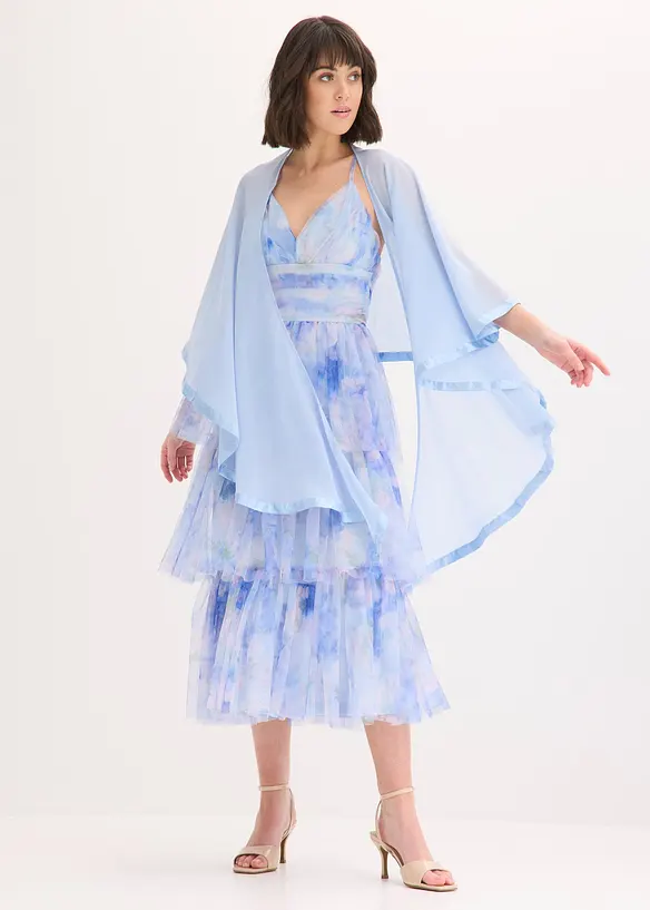 Stola med sateng, bonprix