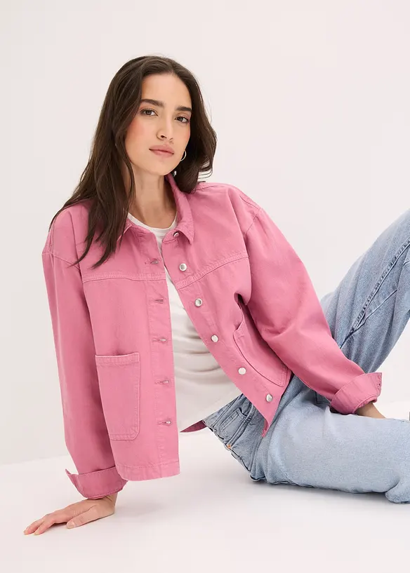 Skjortejakke i 100% bomull, bonprix