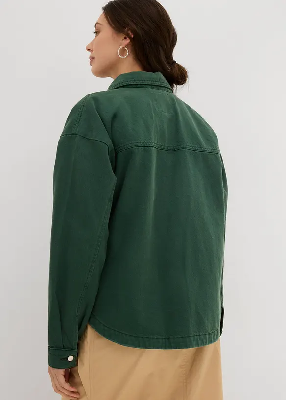 Skjortejakke i 100% bomull, bonprix