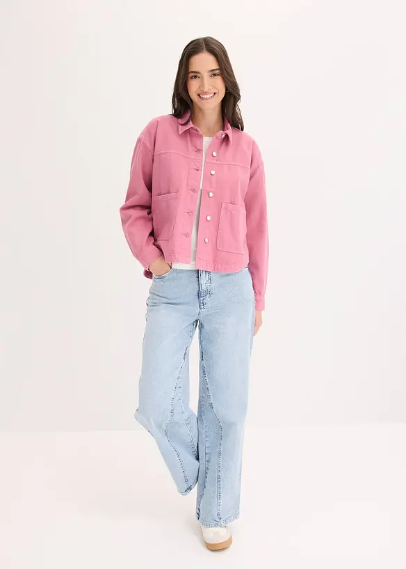 Skjortejakke i 100% bomull, bonprix