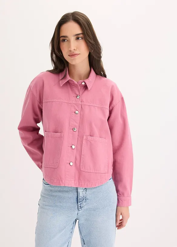 Skjortejakke i 100% bomull, bonprix