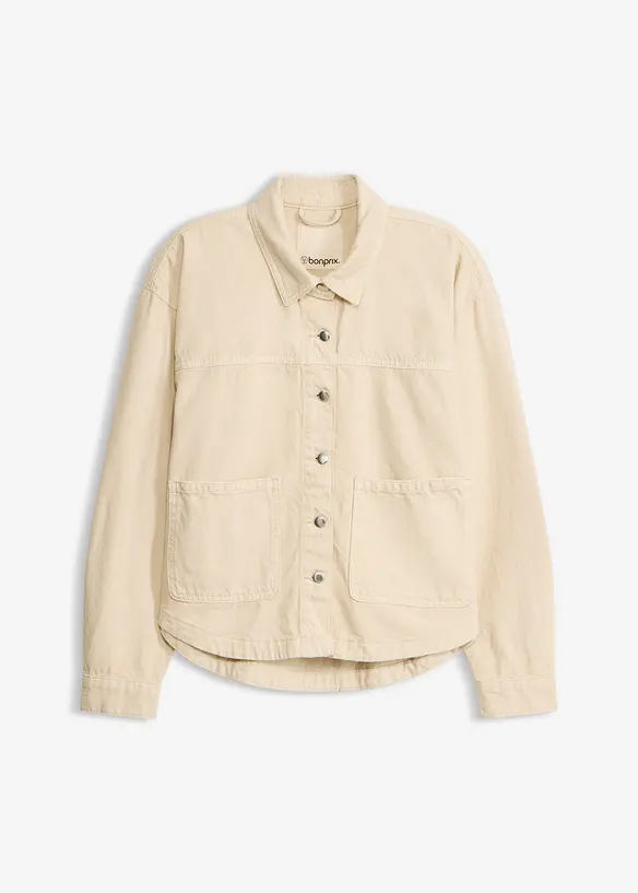 Skjortejakke i 100% bomull, bonprix