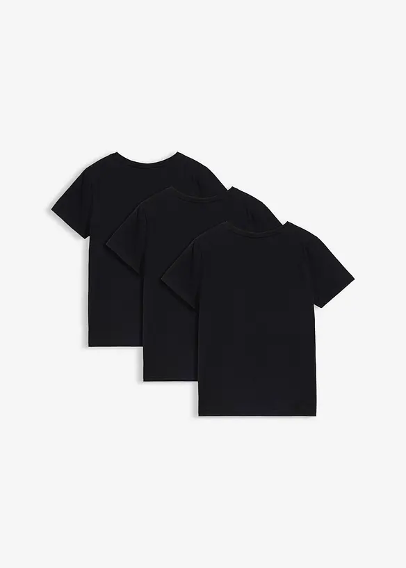 T-skjorte i 100% &oslash;kologisk bomull (3-pack), bonprix