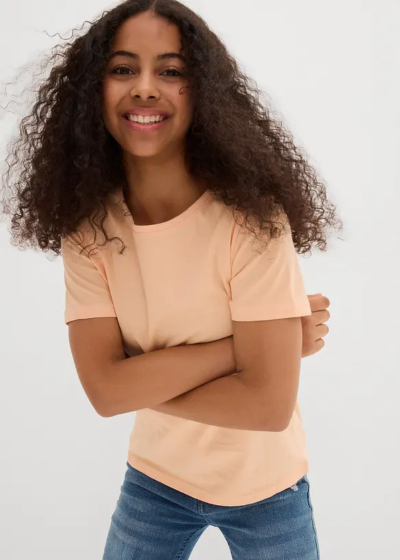 T-skjorte i 100% &oslash;kologisk bomull (3-pack), bonprix