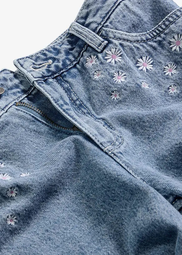 Wide leg-jeans, Mid Waist, bonprix