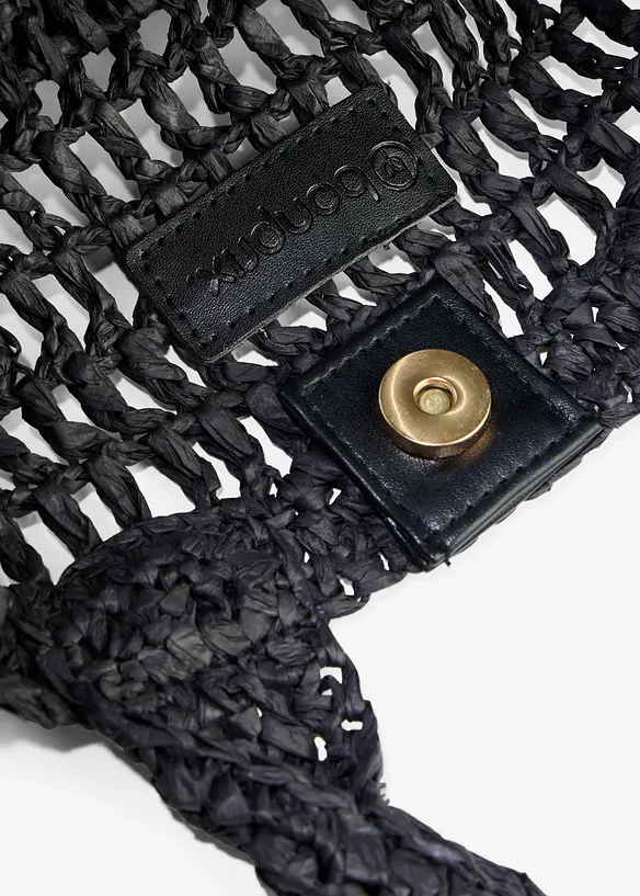 Skulderveske i str&aring;look, bonprix