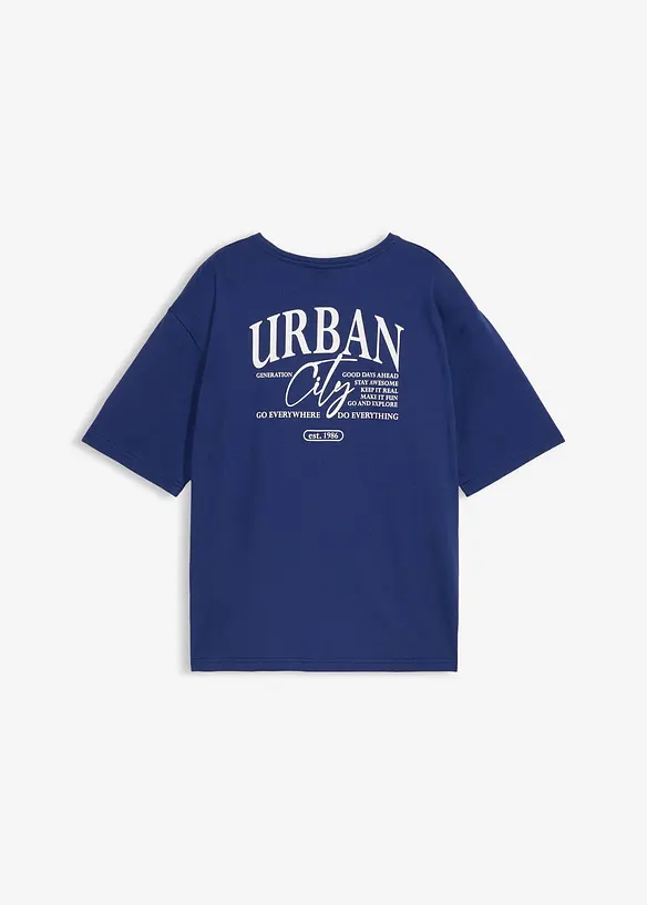 Oversized T-skjorte i 100% &oslash;kologisk bomull, bonprix