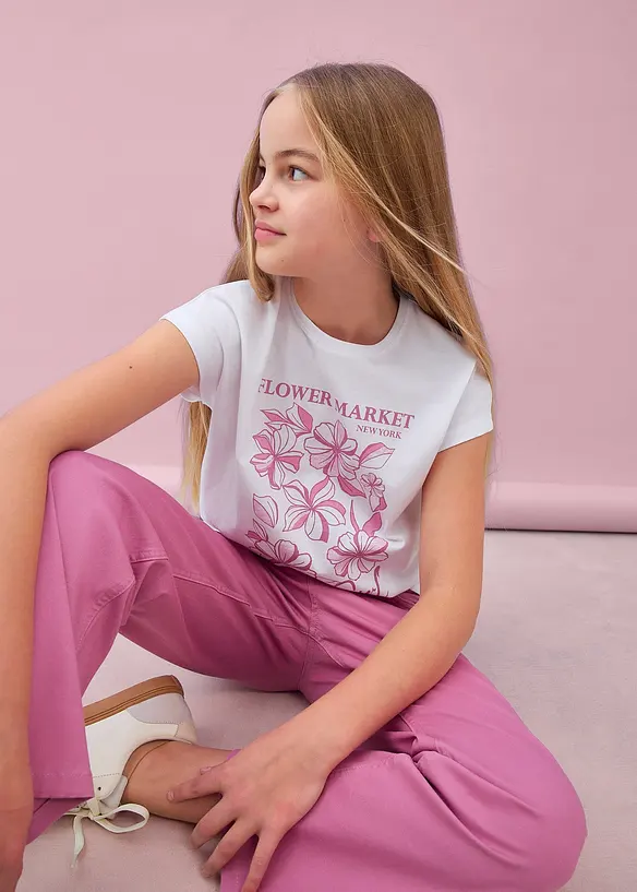 T-skjorte i 100% &oslash;kologisk bomull, bonprix