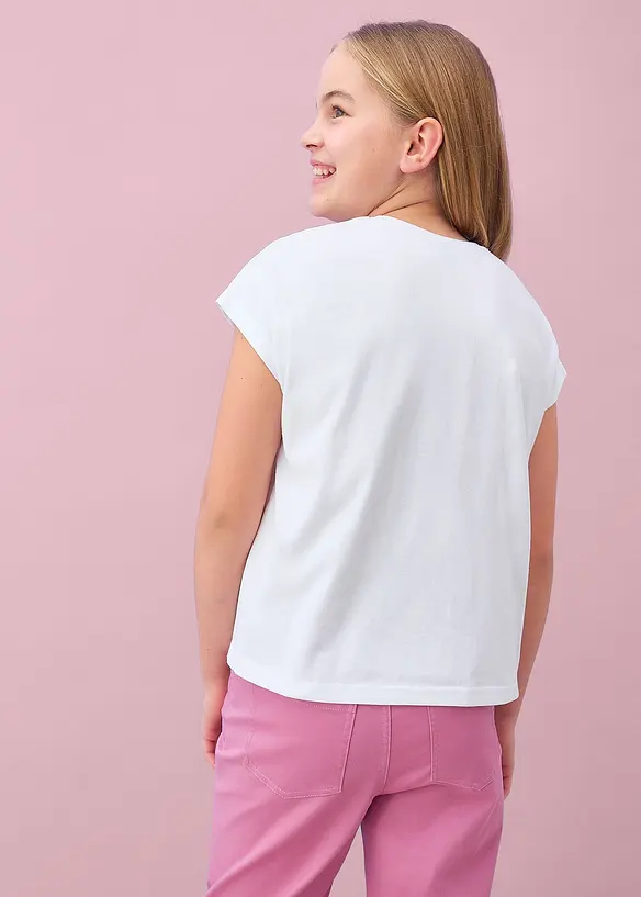 T-skjorte i 100% &oslash;kologisk bomull, bonprix