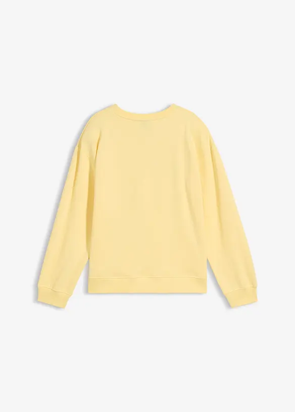 Sweatshirt i 100% &oslash;kologisk bomull, bonprix