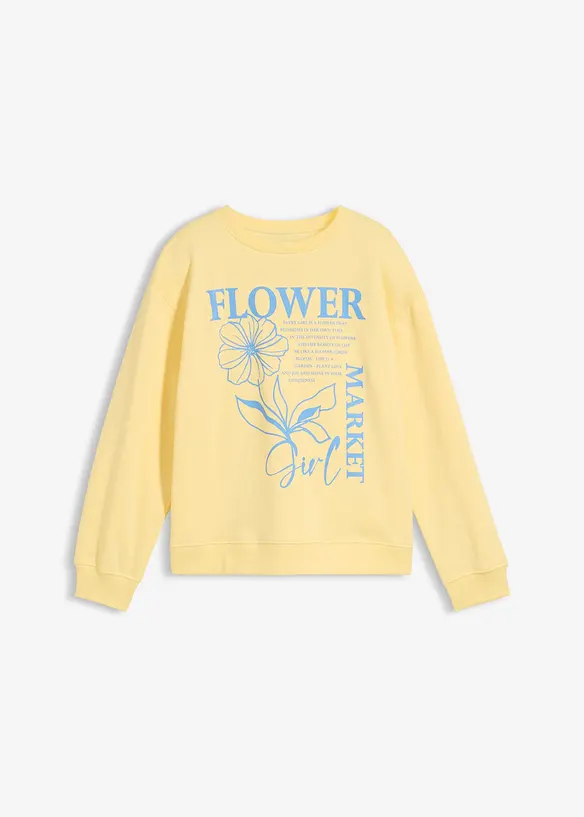 Sweatshirt i 100% &oslash;kologisk bomull, bonprix