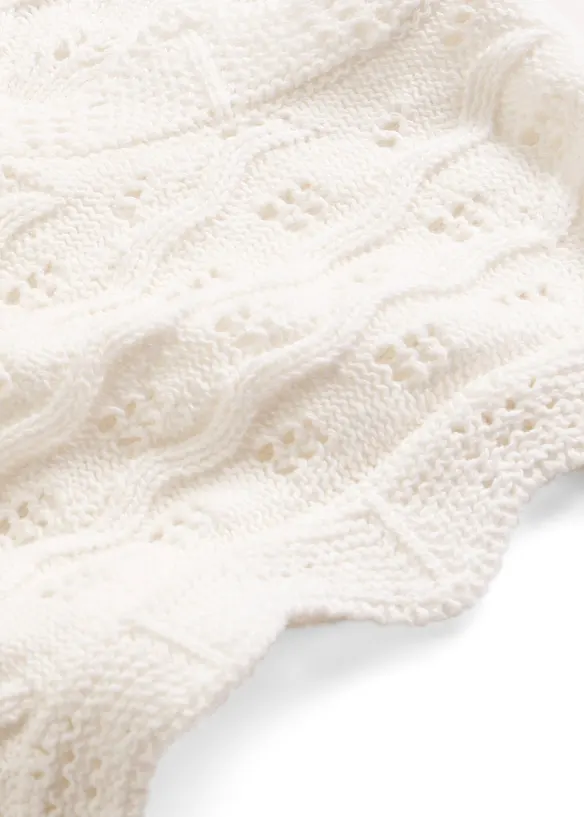 Strikket topp i 100% bomull, bonprix