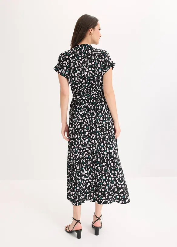 Skjortekjole i lett viskose, bonprix