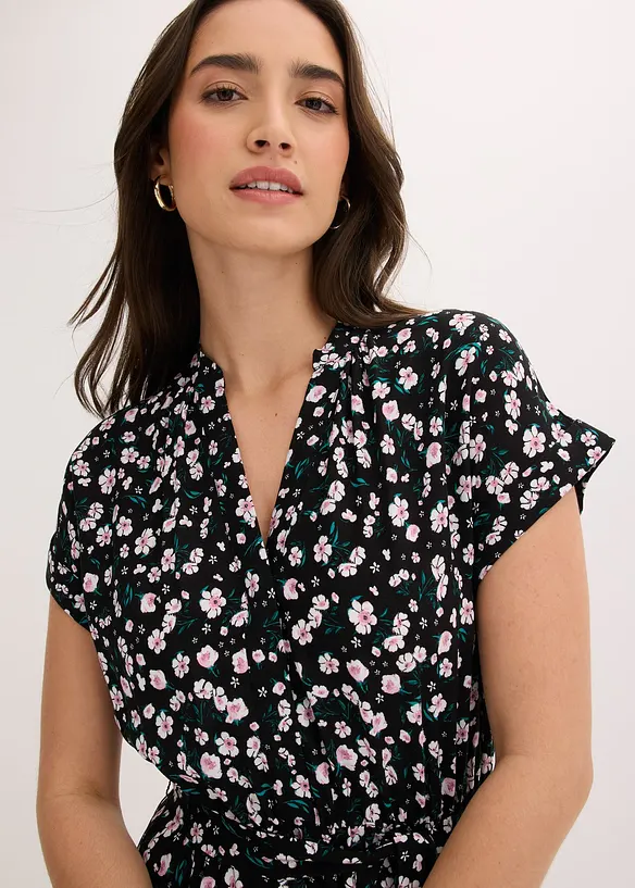 Skjortekjole i lett viskose, bonprix