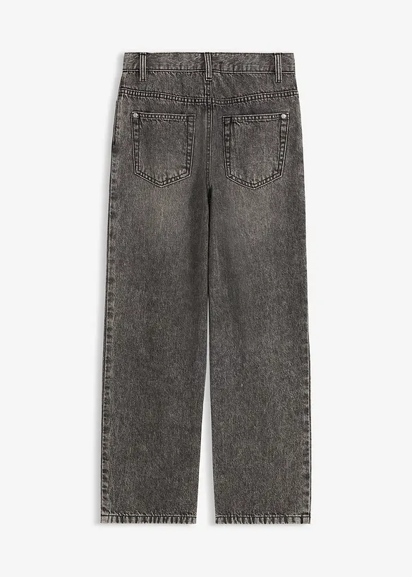 Loose Fit-jeans med regulerbar linning, Straight, bonprix